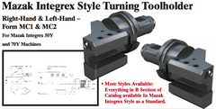 Mazak Integrex Style Turning Toolholder (Form MC2 Left-Hand) - Part #: CNC86 M32.6032L (Bottom) - Top Tool & Supply