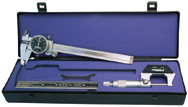 Kit Contains: 0-1" Micrometer; 6" Black Face Dial Caliper; 6" Flexible EZ Read 4R Rule; Protective Case - Machinist Universal Measuring Set - Top Tool & Supply