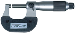 0 - 1'' Measuring Range - .0001" Graduation - Ratchet Thimble - Carbide Face - Economy Outside Micrometer - Top Tool & Supply