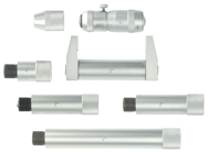 2 - 12'' Measuring Range - .001" Graduation - Hardened & Ground Face - Tubular Inside Micrometer Set - Top Tool & Supply