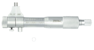 .2 - 1'' Measuring Range - .001/.01mm Graduation - Ratchet Thimble - Hardened & Ground Face - Inside Micrometer - Top Tool & Supply