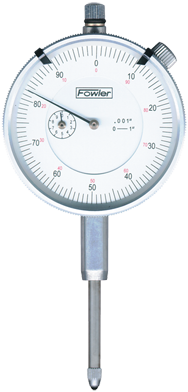 Kit Contains: Fowler 0-1" Travel Standard White Dial Indicator Without Certification-With Procheck Fine Adjustment Mag Base - Travel Indicator & Magnetic Base - Top Tool & Supply