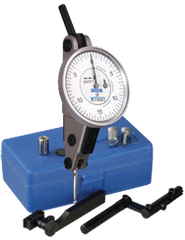 .060 Range - .0005 Graduation - Horizontal Dial Test Indicator w/ Accessories - Top Tool & Supply