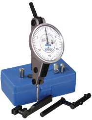 .060 Range - .0005 Graduation - Horizontal Dial Test Indicator w/ Accessories - Top Tool & Supply