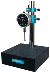 Kit Contains: Granite Base & 1" Travel Indicator; .001" Graduation; 0-100 Reading - Granite Stand with Dial Indicator - Top Tool & Supply