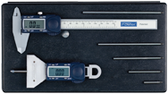 Kit: 6"/150mm Poly-Cal Caliper and Xtra-Value Depth Gage - Xtra Value Depth Gage & Poly Cal Kit - Top Tool & Supply