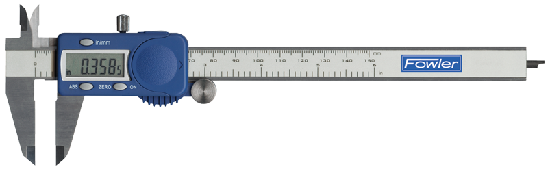 0 - 6" / 0 - 150mm Measuring Range (.0005" / .01mm Res.) - Xtra-Value Electronic Caliper - Top Tool & Supply