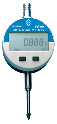 #54-520-260 - 0 - 1 / 0 - 25mm Measuring Range - .0005/.01mm Resolution - 64th Inch / Metric / Fraction - INDI-XBlue Electronic Indicator - Top Tool & Supply