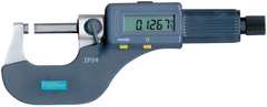 0 - 1"/0 - 25mm Measuring Range - .00005"/.001mm Resolution - Friction Thimble - Carbide Face - Electronic Coolant Proof Outside Micrometer with SPC - Top Tool & Supply