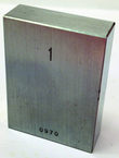.900" - Certified Rectangular Steel Gage Block - Grade 0 - Top Tool & Supply