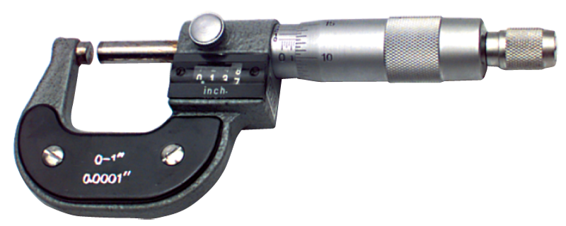 3 - 4'' Measuring Range - .0001 Graduation - Ratchet Thimble - Carbide Face - Digital Outsite Micrometer - Top Tool & Supply