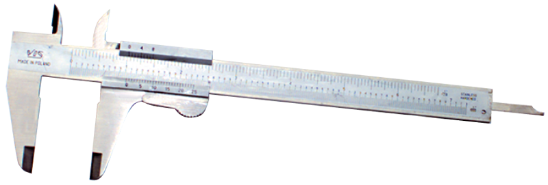 0 - 8'' Measuring Range (.001 / .02mm Grad.) - Vernier Caliper - Top Tool & Supply