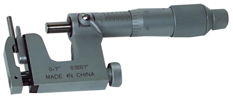 1 - 2'' Measuring Range - .0001 Graduation - Friction Thimble - Carbide Face - Mutli-Anvil Micrometer - Top Tool & Supply