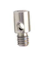 M2 x .4 Male Thread - 10mm Length - Stainless Steel Adaptor Tip - Top Tool & Supply