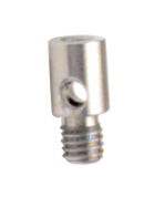 M4 x .7 Male Thread - 10mm Length - Stainless Steel Adaptor Tip - Top Tool & Supply