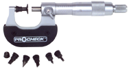 Anvil - 7-Pc Anvil Attachment Kit - .235; .250; & .270 Anvil Dia. - Individual Micrometer Anvil Attachment - Top Tool & Supply