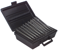 #Z9980B - 10 Piece Set - 1/8'' Thickness - 1/8'' Increments - 1/2 to 1-5/8'' - Parallel Set - Top Tool & Supply