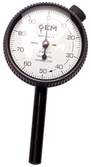 .200 Total Range - 0-100 Dial Reading - Back Plunger Dial Indicator - Top Tool & Supply