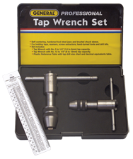 2 Piece - Model #165 Reversible Tap Wrench Set - Top Tool & Supply