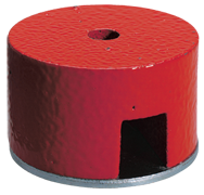 1-1/4'' Diameter Round; 14 lbs Holding Capacity - Button Type Alnico Magnet - Top Tool & Supply