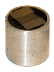 Rare Earth Two-Pole Magnet - 2'' Diameter Round; 345 lbs Holding Capacity - Top Tool & Supply