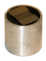 Rare Earth Two-Pole Magnet - 1'' Diameter Round; 85 lbs Holding Capacity - Top Tool & Supply