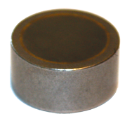 Rare Earth Pot Magnet - 1-1/4'' Diameter Round; 40 lbs Holding Capacity - Top Tool & Supply