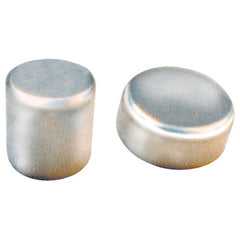 Rare Earth Magnet Material (Nickel) - 1/2″ Diameter Round; 22.4 lbs Holding Capacity - Top Tool & Supply