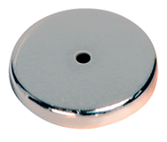 Low Profile Cup Magnet - 2-5/8'' Diameter Round; 100 lbs Holding Capacity - Top Tool & Supply