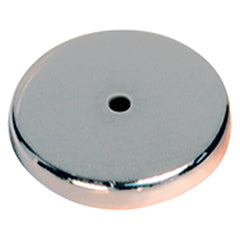 Low Profile Cup Magnet - 1 7/32″ Diameter Round; 35 lbs Holding Capacity - Top Tool & Supply