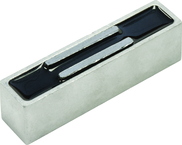 Multi-Purpose Two-Pole Ceramic Magnet - 1-1/4 x 4-1/2'' Bar; 75 lbs Holding Capacity - Top Tool & Supply