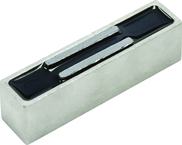 Multi-Purpose Two-Pole Ceramic Magnet - 1-1/4 x 4-1/2'' Bar; 215 lbs Holding Capacity - Top Tool & Supply