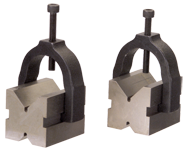 #VB2 - 1-1/4 x 1-1/4 x 1-5/8'' - V-Block & Clamp Set - Top Tool & Supply