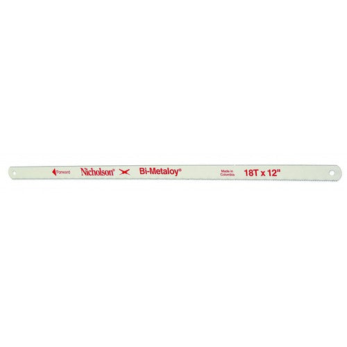 NF1018 Bi-Metaloy 10″ × 18 TPI Hacksaw Blade - Top Tool & Supply