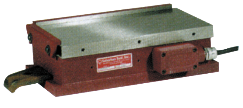Electromagnetic Chuck with Longitudinal Poles - #EMCB815L; 8'' x 15'' - Top Tool & Supply
