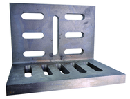 12 x 9 x 8" - Machined Open End Slotted Angle Plate - Top Tool & Supply