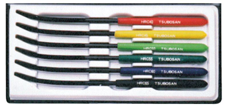 #FHC6 Hardness Testing Files-6 Piece Set - Hardness Tester Accessory - Top Tool & Supply