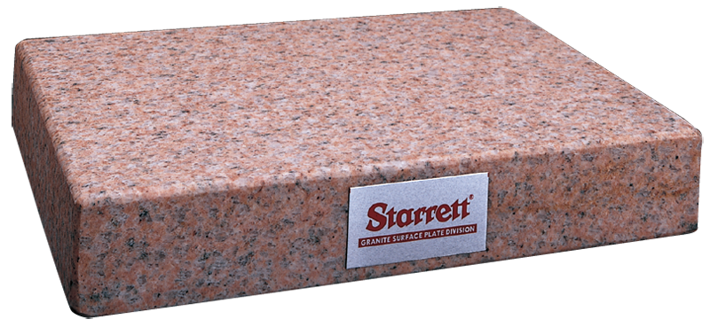 24 x 36" - Grade A 2-Ledge 6'' Thick - Granite Surface Plate - Top Tool & Supply