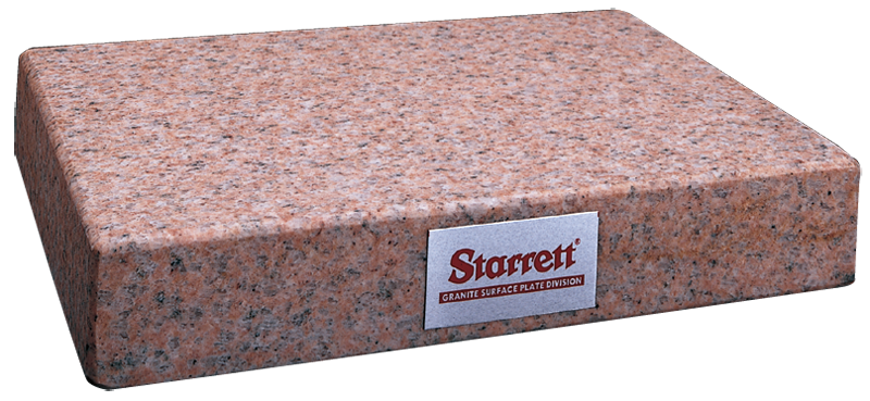 24 x 24" - Grade B 2-Ledge 4'' Thick - Granite Surface Plate - Top Tool & Supply