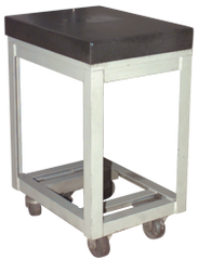 48 x 48" - Surface Plate Stand 0-Ledge with Leveling Screws - Top Tool & Supply