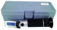 Refractometer with carring case 0-32 Brix Scale; includes case & sampler - Top Tool & Supply