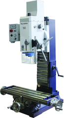 20" Gear Head Milling Machine, Variable Speed, 3HP, 240V, 1PH - Top Tool & Supply