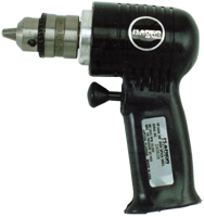 #FP3050 - 3/8'' Chuck Size - Non-Reversing - Air Powered Drill - Top Tool & Supply