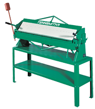 Box & Pan Hand Brake  - #HBU48-16 - 48-1/4'' Working Length - 16 Gauge Capacity (Mild Steel) Stand Included ( 48S) - Top Tool & Supply