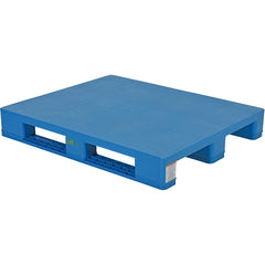 Solid Top Rackable Plastic Pallet/Skid - Exact Industrial Supply