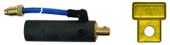 DA-1820L Dinse Machine Plug With Auxiliary Hose - Top Tool & Supply