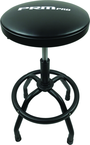 Shop Stool Heavy Duty- Air Adjustable with Round Foot Rest - Black - Top Tool & Supply