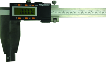 Heavy Duty Electronic Caliper -24"/600mm Range - .0005/.01mm Resolution - Top Tool & Supply