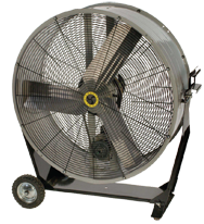 36" Portable Tilting Mancooler Fan 1/2 HP - Top Tool & Supply