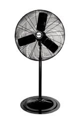 30" Oscillating Pedestal Fan (90° oscillation); 3-speed; 1/4 HP; 120V - Top Tool & Supply